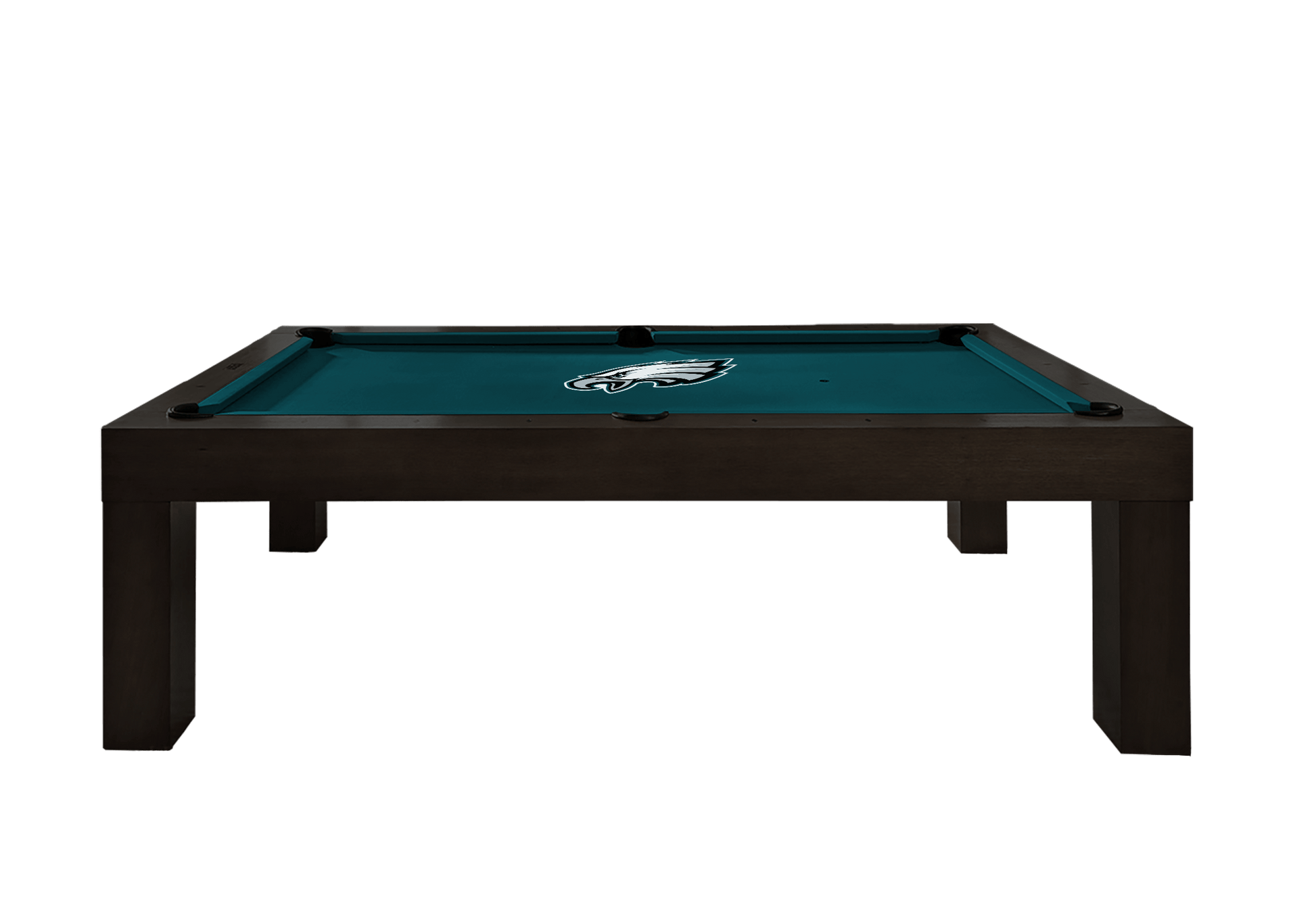Philadelphia Eagles Premium Pool Table Bundle - Black Ash Pool Bundle Home Arcade Games   
