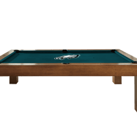 Philadelphia Eagles Premium Pool Table Bundle - Walnut Pool Bundle Home Arcade Games   