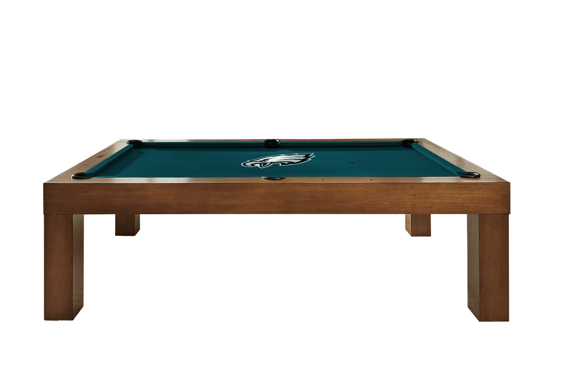Philadelphia Eagles Premium Pool Table Bundle - Walnut Pool Bundle Home Arcade Games   