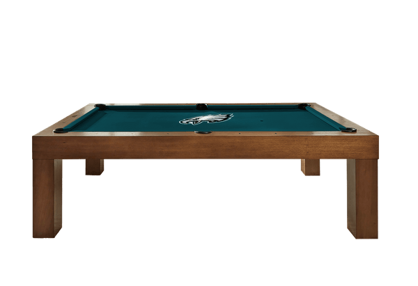 Philadelphia Eagles Premium Pool Table Bundle - Walnut Pool Bundle Home Arcade Games   