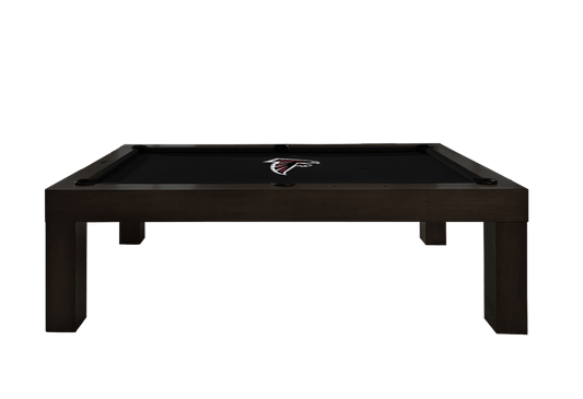 Atlanta Falcons Premium Pool Table Bundle - Black Ash Pool Bundle Home Arcade Games   