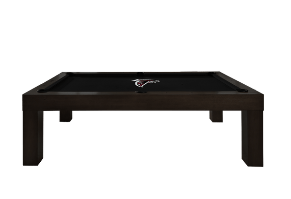 Atlanta Falcons Premium Pool Table Bundle - Black Ash Pool Bundle Home Arcade Games   