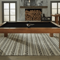 Atlanta Falcons Premium Pool Table Bundle - Walnut Pool Bundle Home Arcade Games   