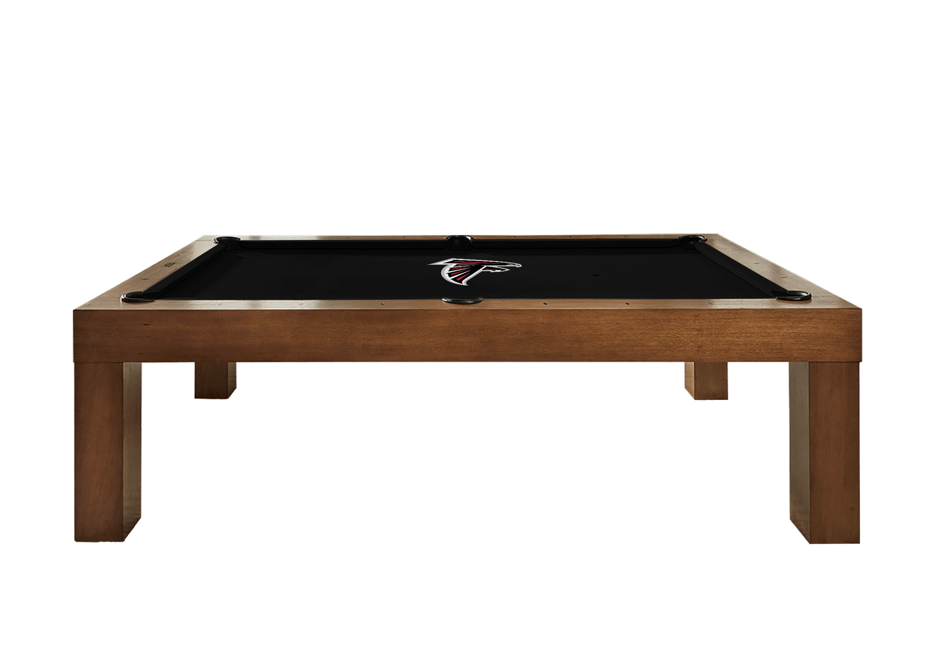 Atlanta Falcons Premium Pool Table Bundle - Walnut Pool Bundle Home Arcade Games   