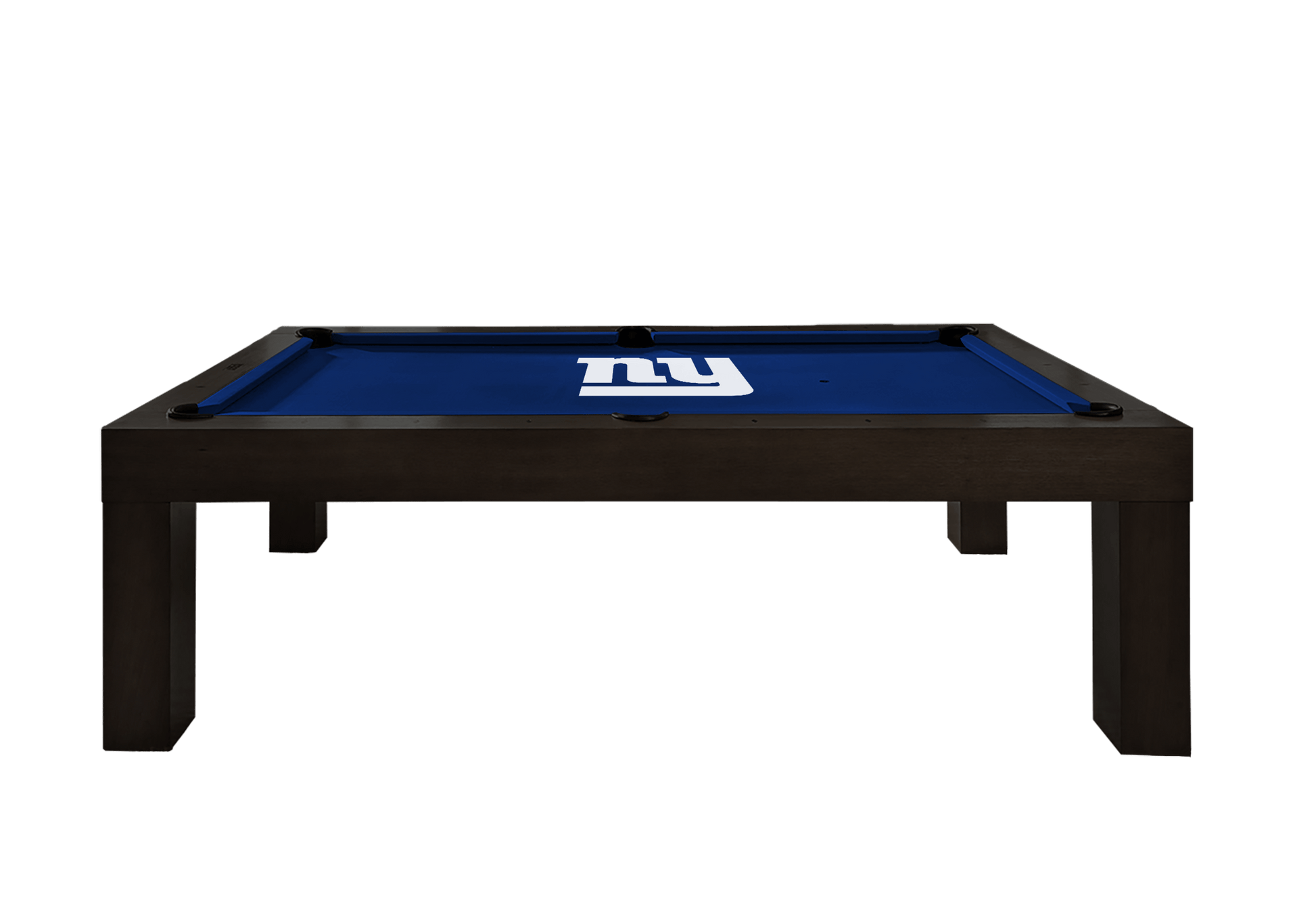 New York Giants Premium Pool Table Bundle - Black Ash Pool Bundle Home Arcade Games   