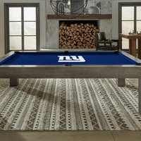New York Giants Premium Pool Table Bundle - Charcoal Pool Bundle Home Arcade Games   
