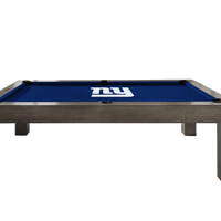 New York Giants Premium Pool Table Bundle - Charcoal Pool Bundle Home Arcade Games   