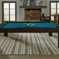 Jacksonville Jaguars Premium Pool Table Bundle - Black Ash Pool Bundle Home Arcade Games   