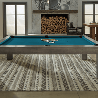 Jacksonville Jaguars Premium Pool Table Bundle - Charcoal Pool Bundle Home Arcade Games   