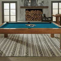 Jacksonville Jaguars Premium Pool Table Bundle - Walnut Pool Bundle Home Arcade Games   
