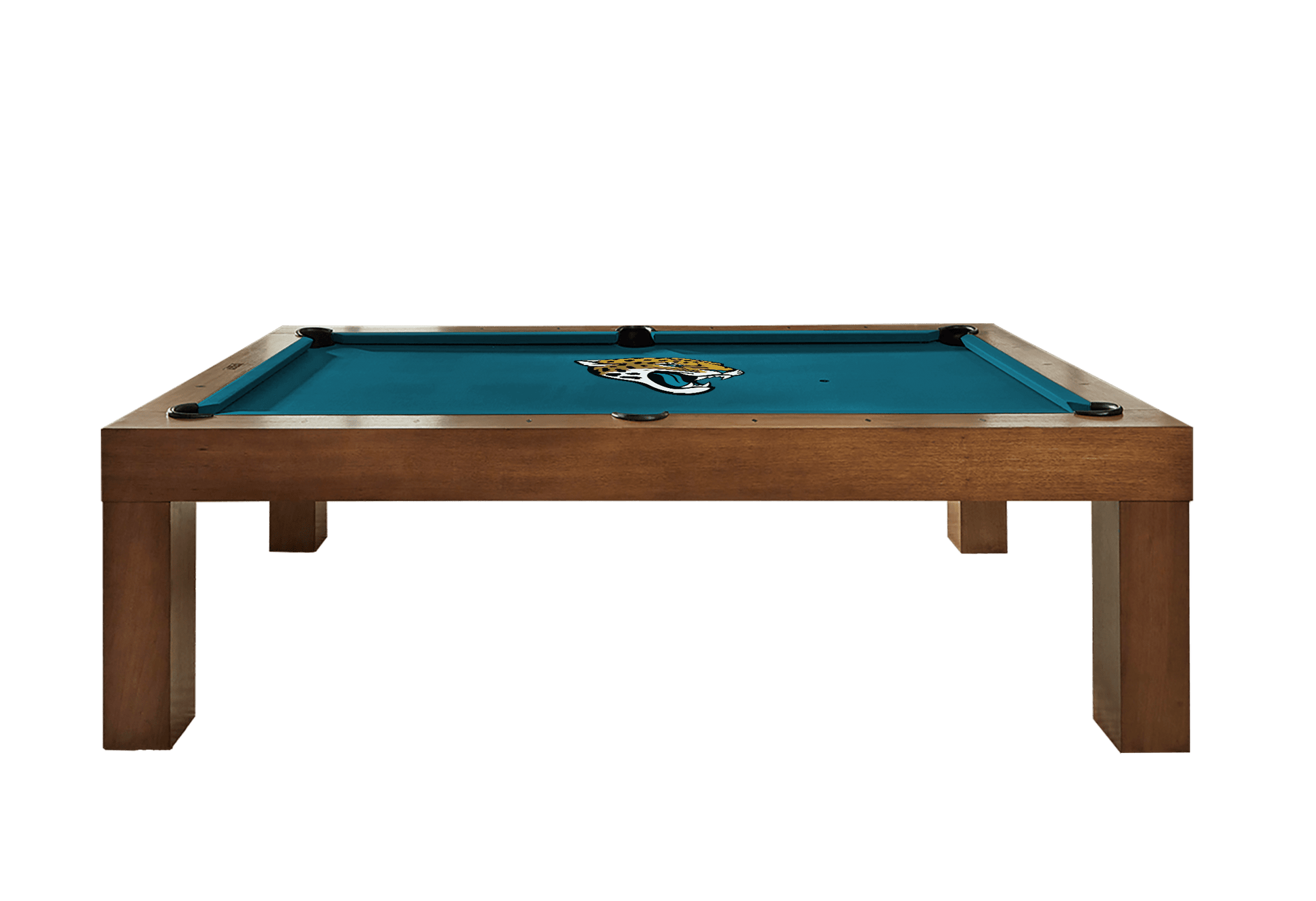 Jacksonville Jaguars Premium Pool Table Bundle - Walnut Pool Bundle Home Arcade Games   