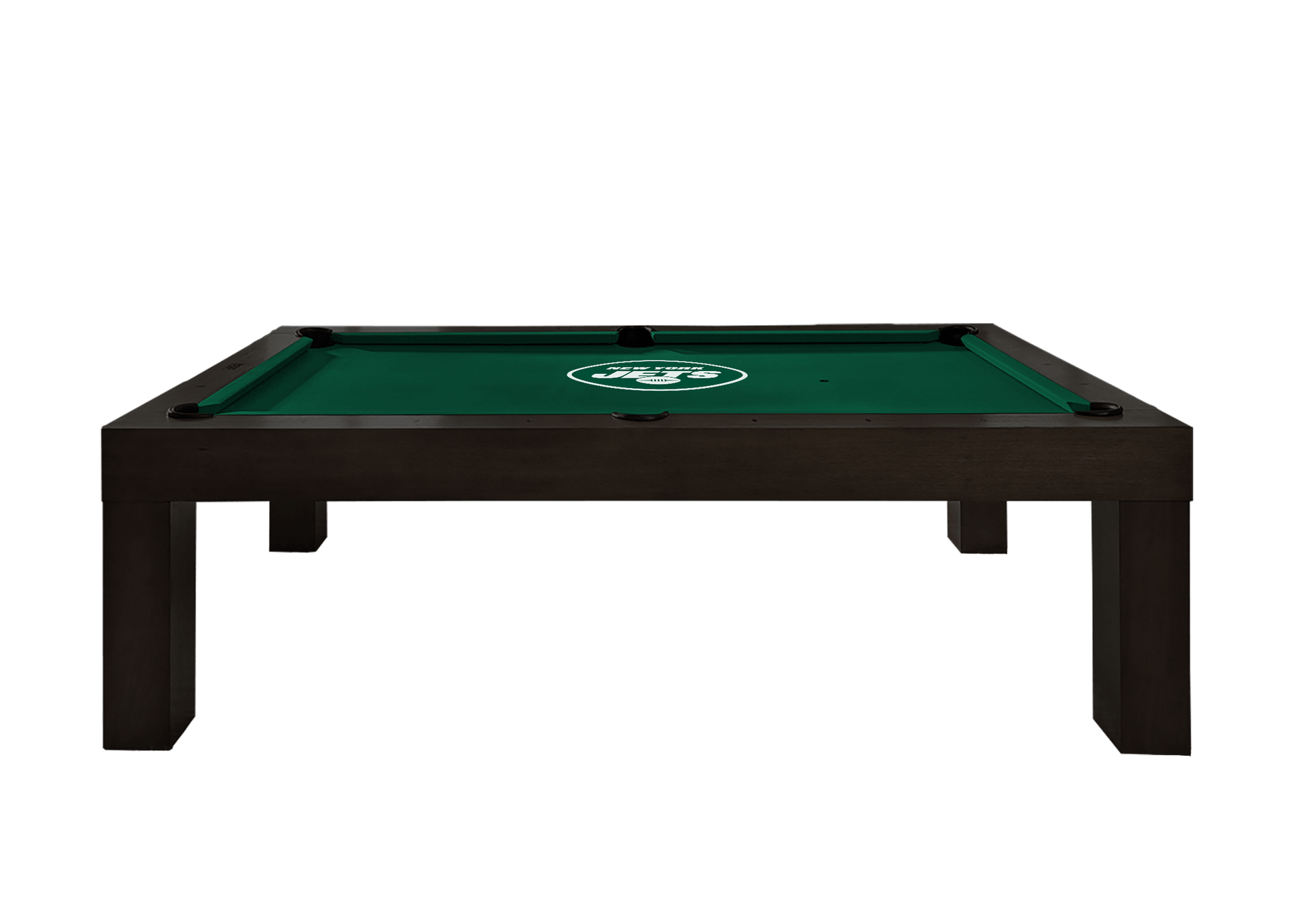 New York Jets Premium Pool Table Bundle - Black Ash Pool Bundle Home Arcade Games   