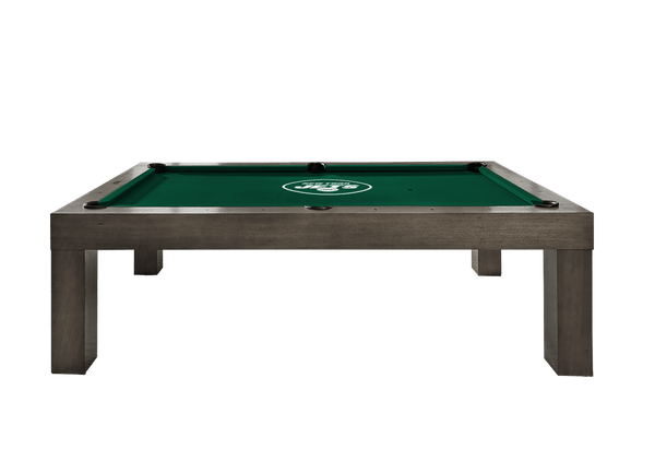 New York Jets Premium Pool Table Bundle - Charcoal Pool Bundle Home Arcade Games   
