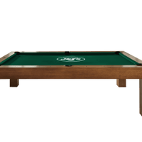 New York Jets Premium Pool Table Bundle - Walnut Pool Bundle Home Arcade Games   