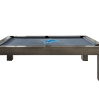 Detroit Lions Premium Pool Table Bundle - Charcoal Pool Bundle Home Arcade Games   