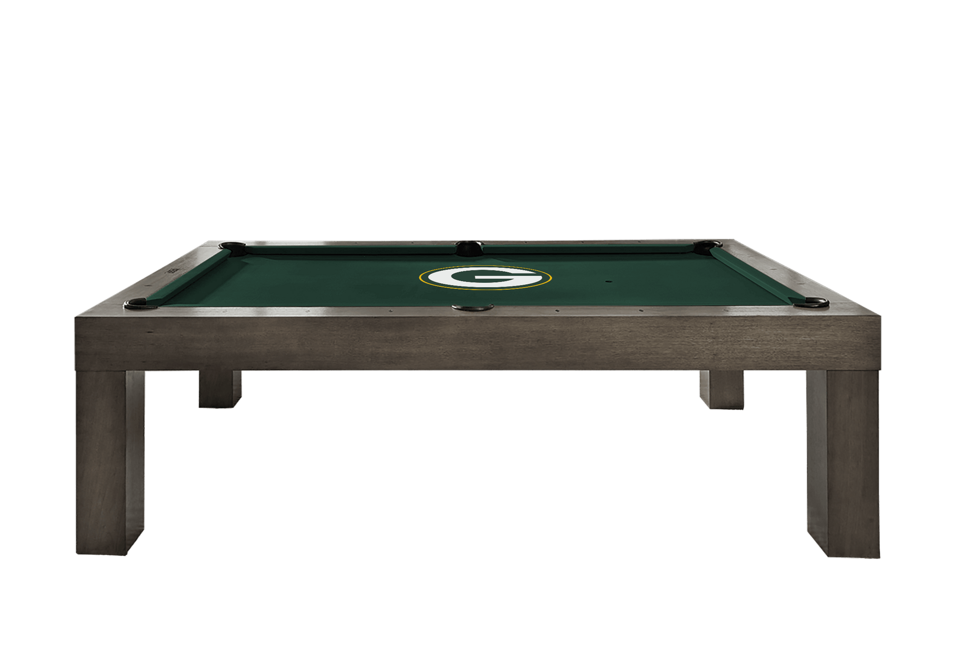 Green Bay Packers Premium Pool Table Bundle - Charcoal Pool Bundle Home Arcade Games   