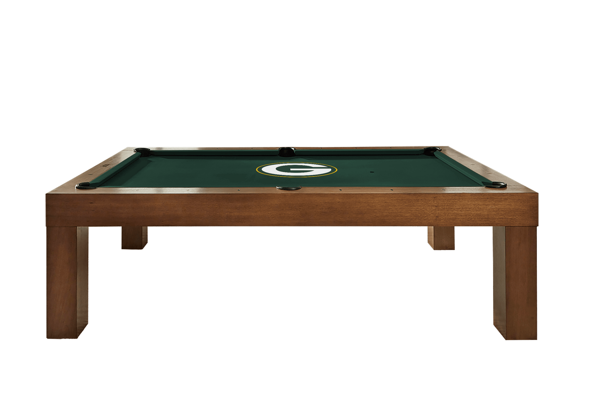 Green Bay Packers Premium Pool Table Bundle - Walnut – Home Arcade Games