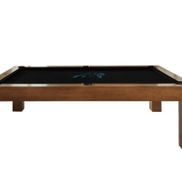 Carolina Panthers Premium Pool Table Bundle - Walnut Pool Bundle Home Arcade Games   
