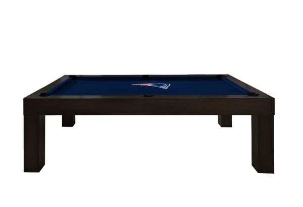 New England Patriots Premium Pool Table Bundle - Black Ash Pool Bundle Home Arcade Games   