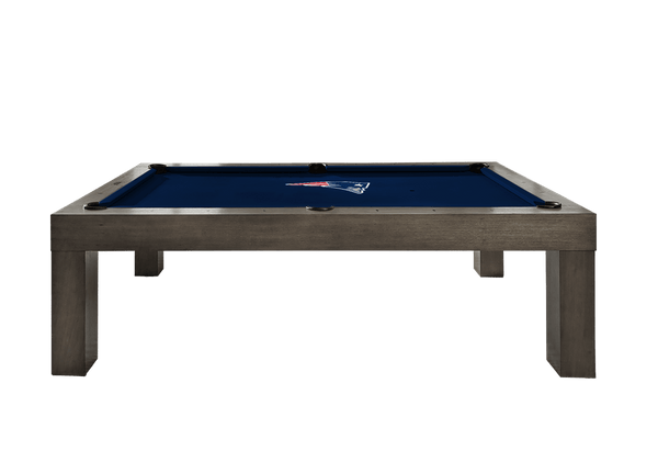 New England Patriots Premium Pool Table Bundle - Charcoal Pool Bundle Home Arcade Games   