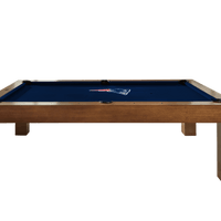 New England Patriots Premium Pool Table Bundle - Walnut Pool Bundle Home Arcade Games   