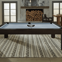 Las Vegas Raiders Premium Pool Table Bundle - Black Ash Pool Bundle Home Arcade Games   