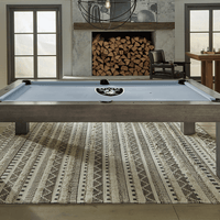 Las Vegas Raiders Premium Pool Table Bundle - Charcoal Pool Bundle Home Arcade Games   