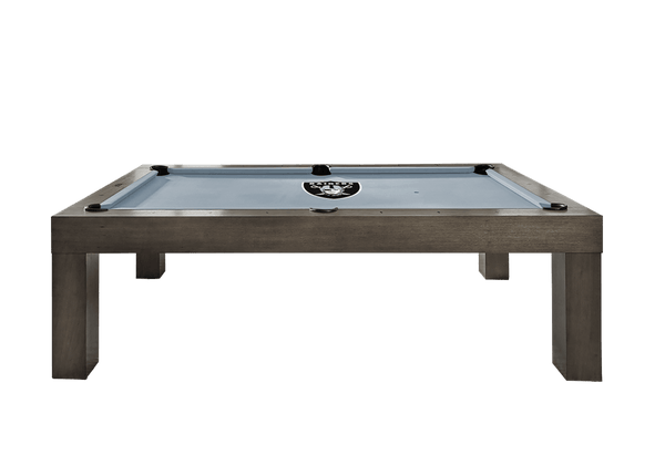 Las Vegas Raiders Premium Pool Table Bundle - Charcoal Pool Bundle Home Arcade Games   