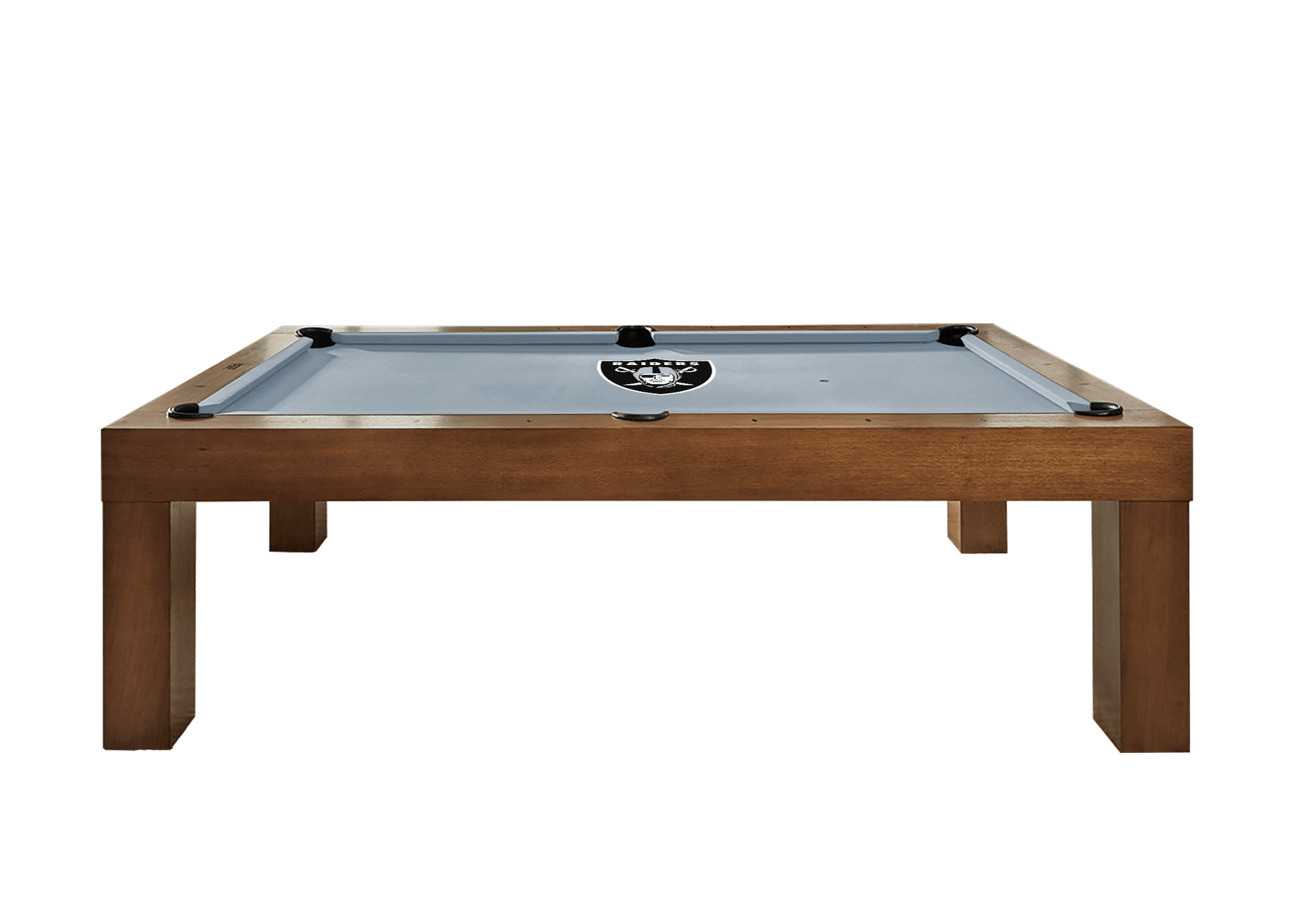 Las Vegas Raiders Premium Pool Table Bundle - Walnut Pool Bundle Home Arcade Games   