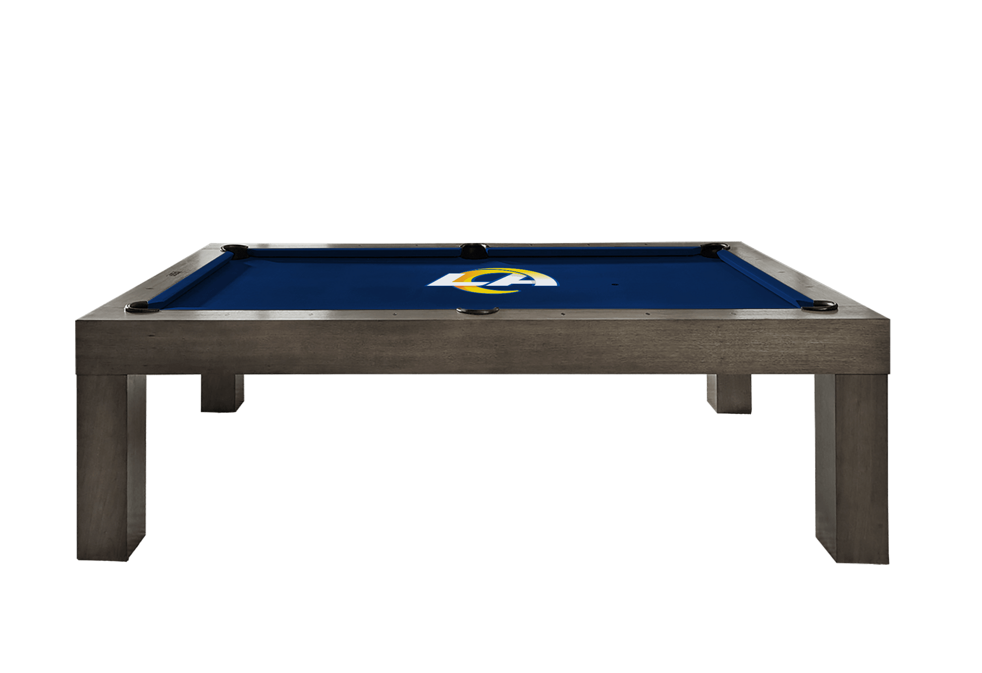 Los Angeles Rams Premium Pool Table Bundle - Charcoal Pool Bundle Home Arcade Games   