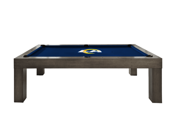 Los Angeles Rams Premium Pool Table Bundle - Charcoal Pool Bundle Home Arcade Games   
