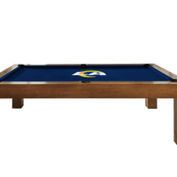 Los Angeles Rams Premium Pool Table Bundle - Walnut Pool Bundle Home Arcade Games   