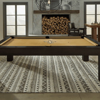 New Orleans Saints Premium Pool Table Bundle - Black Ash Pool Bundle Home Arcade Games   