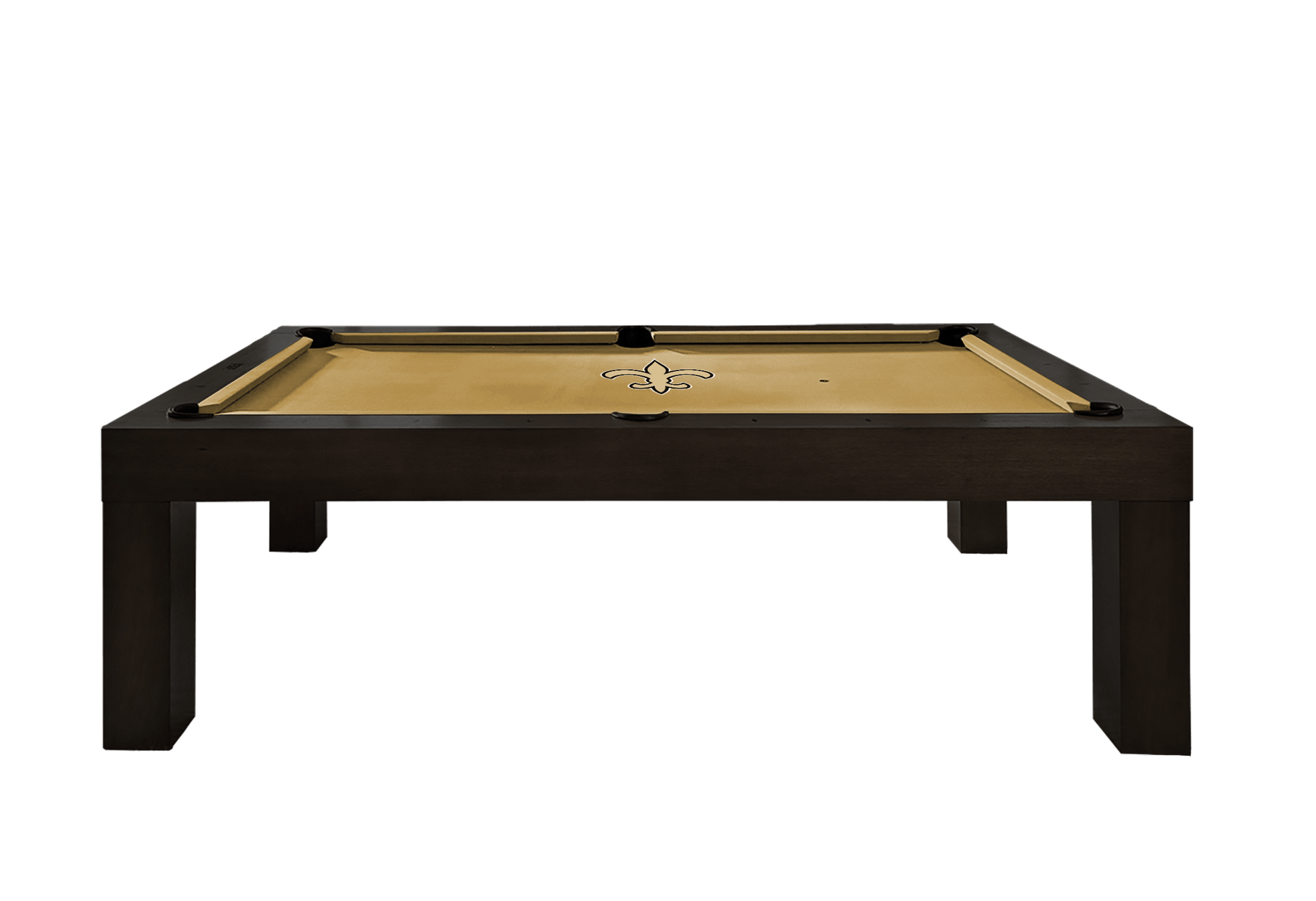 New Orleans Saints Premium Pool Table Bundle - Black Ash Pool Bundle Home Arcade Games   