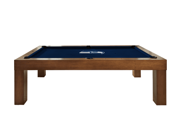 Seattle Seahawks Premium Pool Table Bundle - Walnut Pool Bundle Home Arcade Games   
