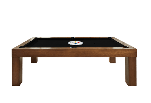Pittsburgh Steelers Premium Pool Table Bundle - Walnut Pool Bundle Home Arcade Games   