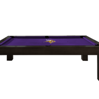 Minnesota Vikings Premium Pool Table Bundle - Black Ash Pool Bundle Home Arcade Games   