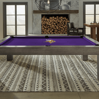 Minnesota Vikings Premium Pool Table Bundle - Charcoal Pool Bundle Home Arcade Games   