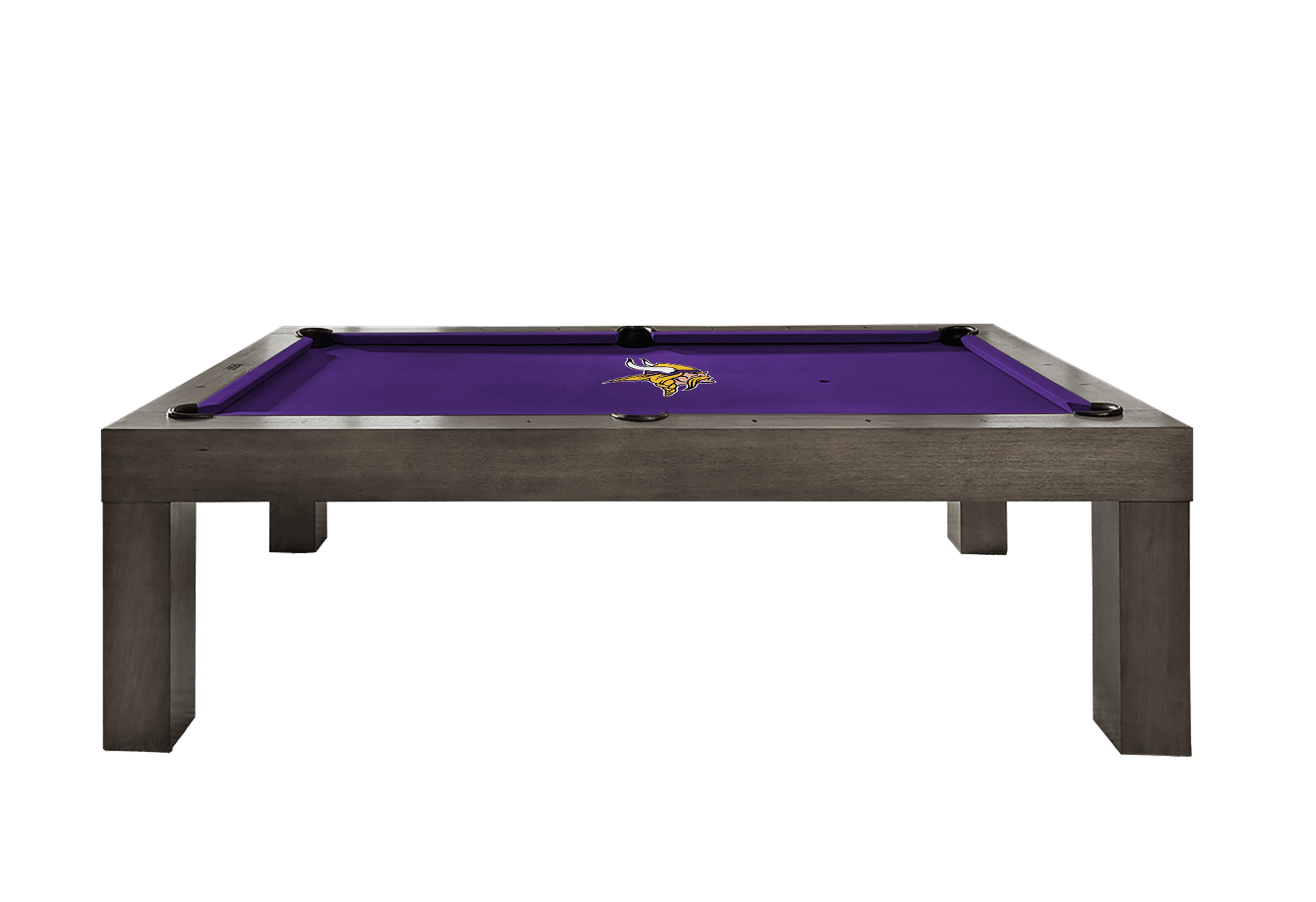 Minnesota Vikings Premium Pool Table Bundle - Charcoal Pool Bundle Home Arcade Games   