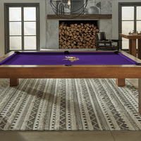 Minnesota Vikings Premium Pool Table Bundle - Walnut Pool Bundle Home Arcade Games   